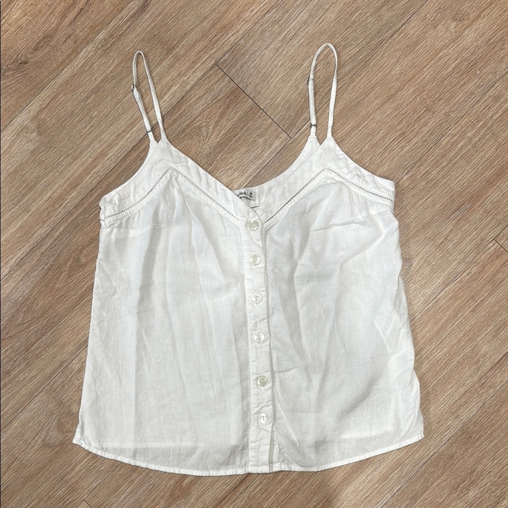 Abercrombie linen tank top
